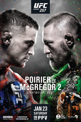 UFC 257 прямая трансляция 24 января 2021